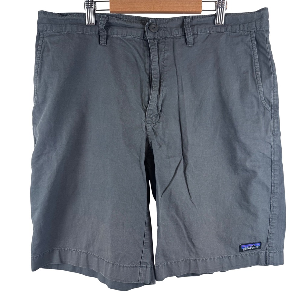 Patagonia Lightweight All-Wear Hemp Shorts Mens 35 Forge Grey 57765 Cotton